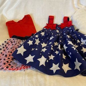 Lot of 4th of July ⭐️ Girls Clothes size 2T